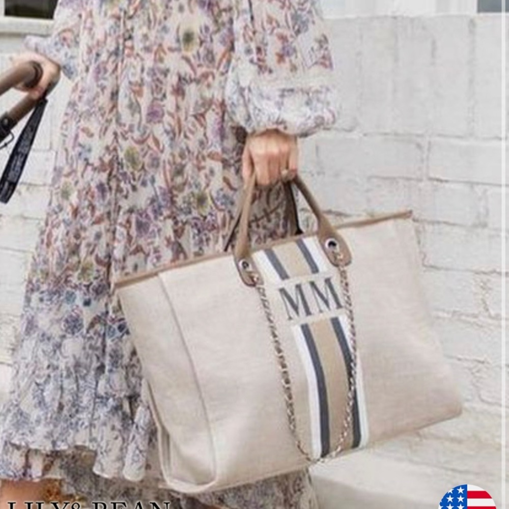 The Lily Canvas Weekender Jumbo Tote Bag